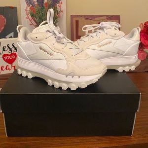 Cardi B  White Reebok